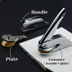 Personalised Metal Embosser Stamp – Custom Logo & Seal
