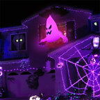 LED Crashing Ghost Window Inflatable Halloween Decoration