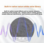 Mini Sleeping Bluetooth Speaker Nature Sound White Noise Soundbar Wireless MP3 Music Player Ultra Thin Timed Shutdown Audio Pla
