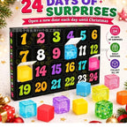 2027 New Christmas Advent Calendar 24 Days Surprise Mini Squish Sensory