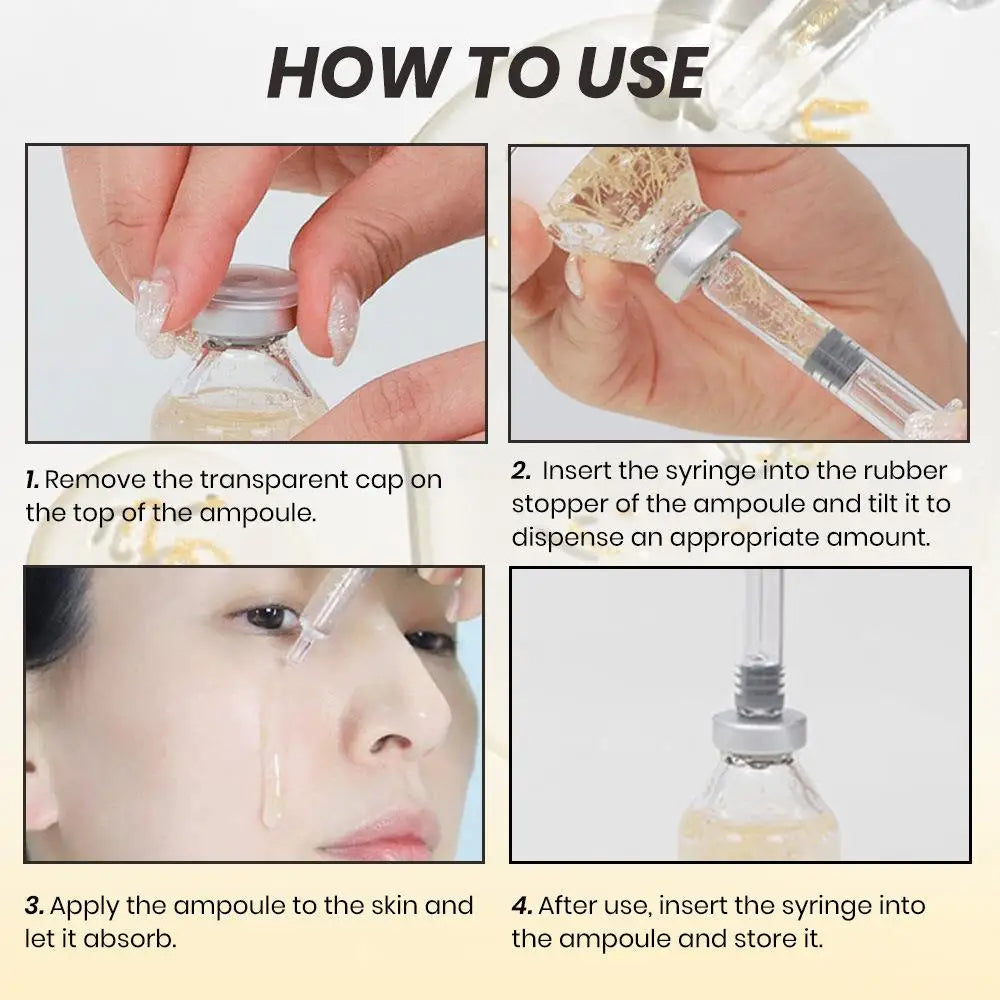 Korean Skincare Silk Peptide Intensive Lifting Ampoule Essence Collagen Skincare