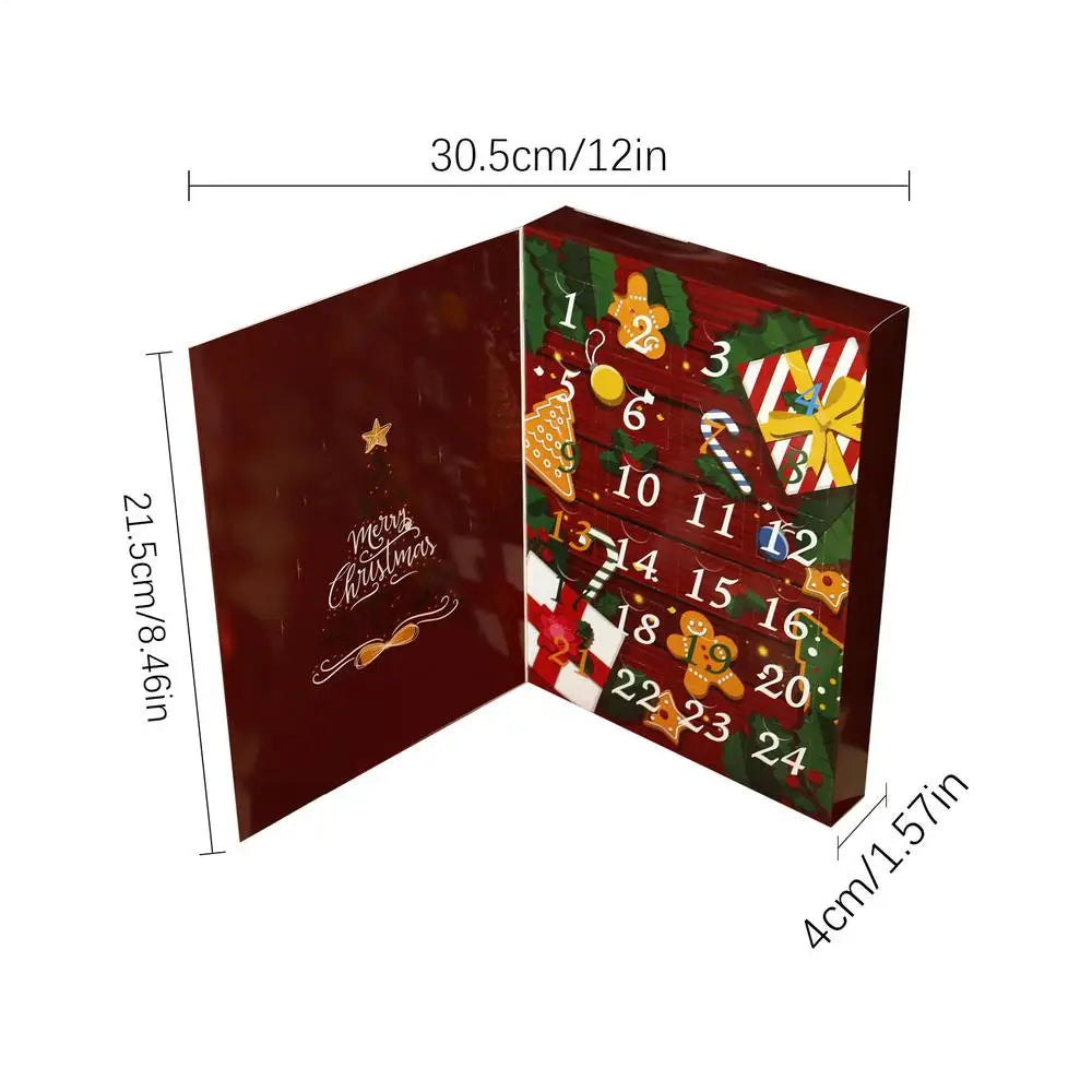 Christmas Advent Filling Box 24-Day Fillable Reusable Kids Christmas calender