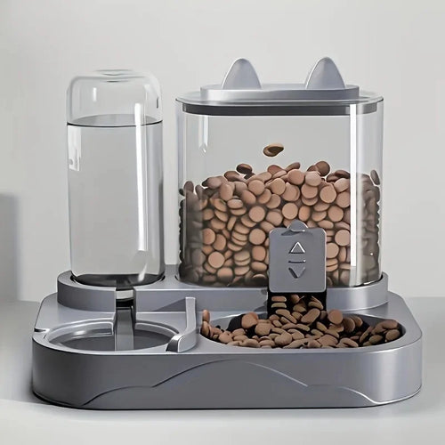 2-in-1 Gravity Pet Feeder & Water Dispenser