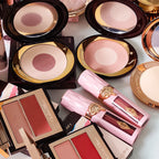 Hot Sale Charlotte Brand Setting Spray Fine Texture Powder Small Gold Plate 2 Color Powder Blusher Essence Oil Tilbury Cosmetics
