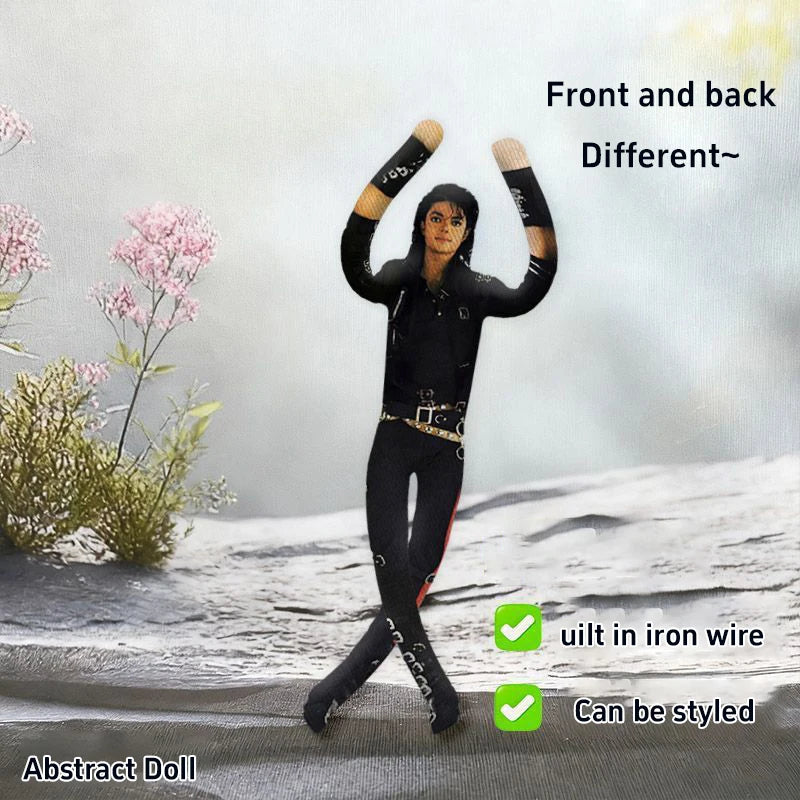 Michael Jackson Poseable Wire-Frame Collectible Doll