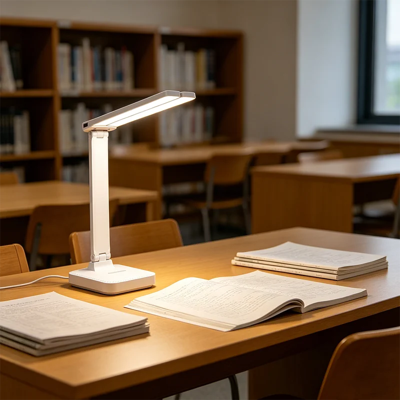 USB Desk Lamp 3 Levels Dimmable Touch Night Light USB Rechargeable Eye Protection Foldable