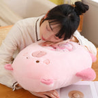 Six Balls Capybara Bag Cartoon Newt Animal Squishy Mini Dolls Plush Pillow Office Nap Food Snack Plushie Peluche Gift