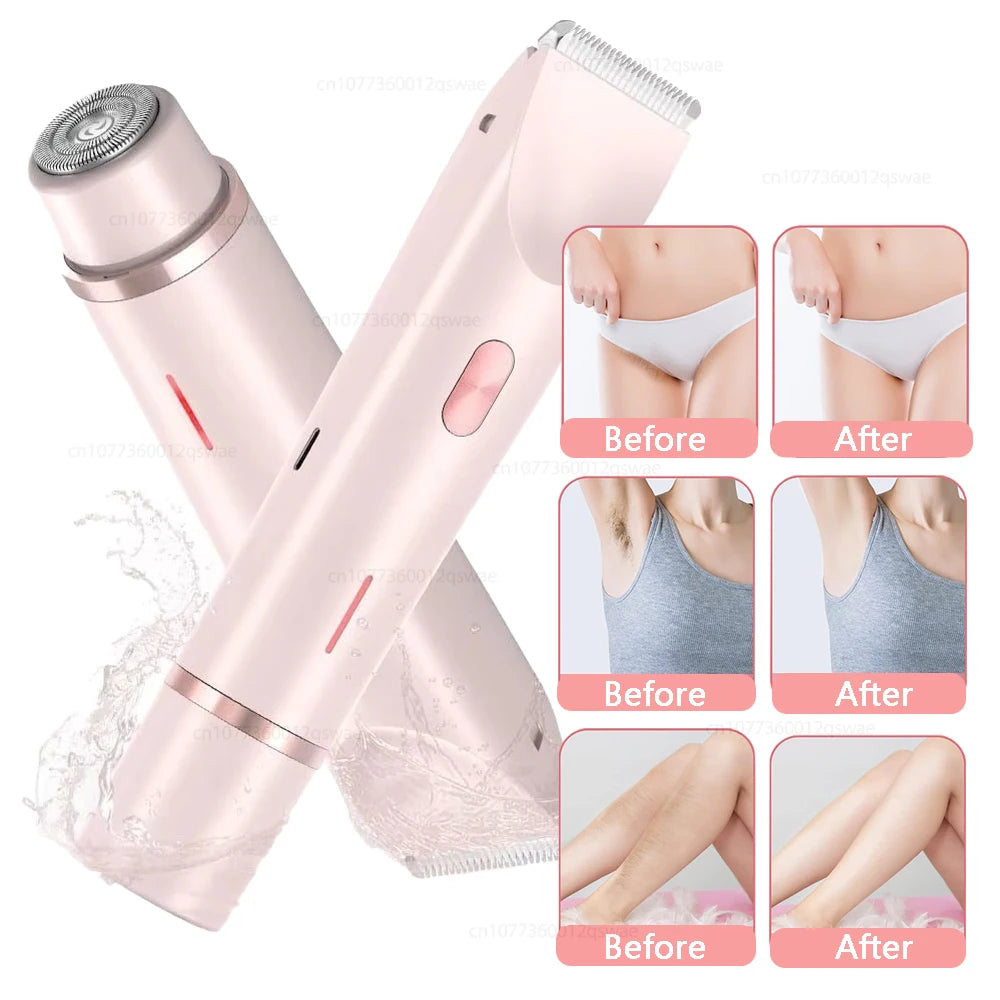 Rechargeable Women's Electric Shaver & Body Trimmer