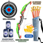 Kids Bow and Arrow Set, LED Light Up Archery Toys 10 , Boys