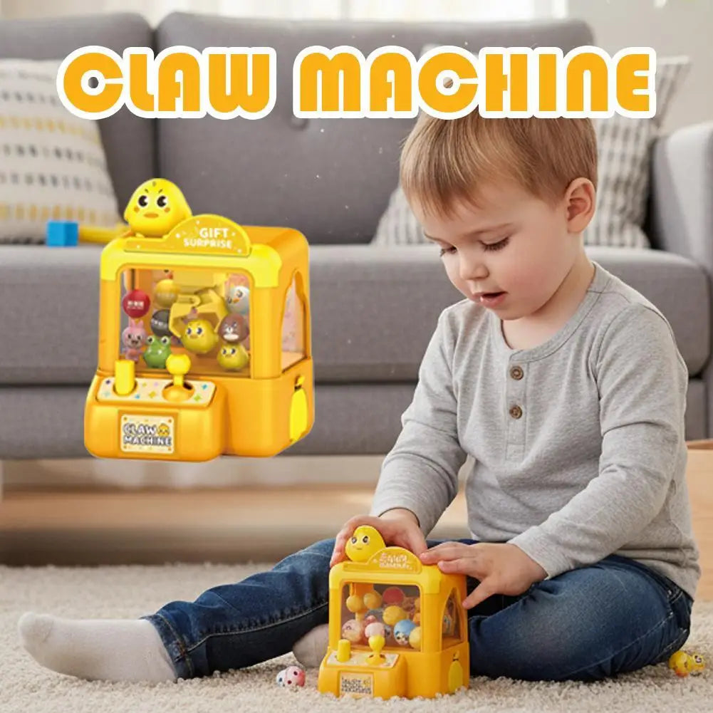 Mini Claw Machine Toy for Kids Portable Desktop Arcade Game Parent‑Child Interactive Grabber Machine Birthday Gift