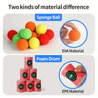 Soft Bullet Target Practice Toy for Children, Educational Shooting Practice Toys Games for Kids Juegos Para Niños Outdoor Games
