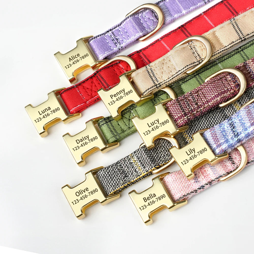 Personalized Dog Collar Cute Bowtie Puppy Cat Free Engraving  Small Medium Dogs Cats Chihuahua Yorkshire
