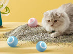 Smart Cat Toys Ball Automatic Interactive Pets Electric Rolling Teaser USB Rechargeable Kitty Moving Bouncing Ball Birthday Gift