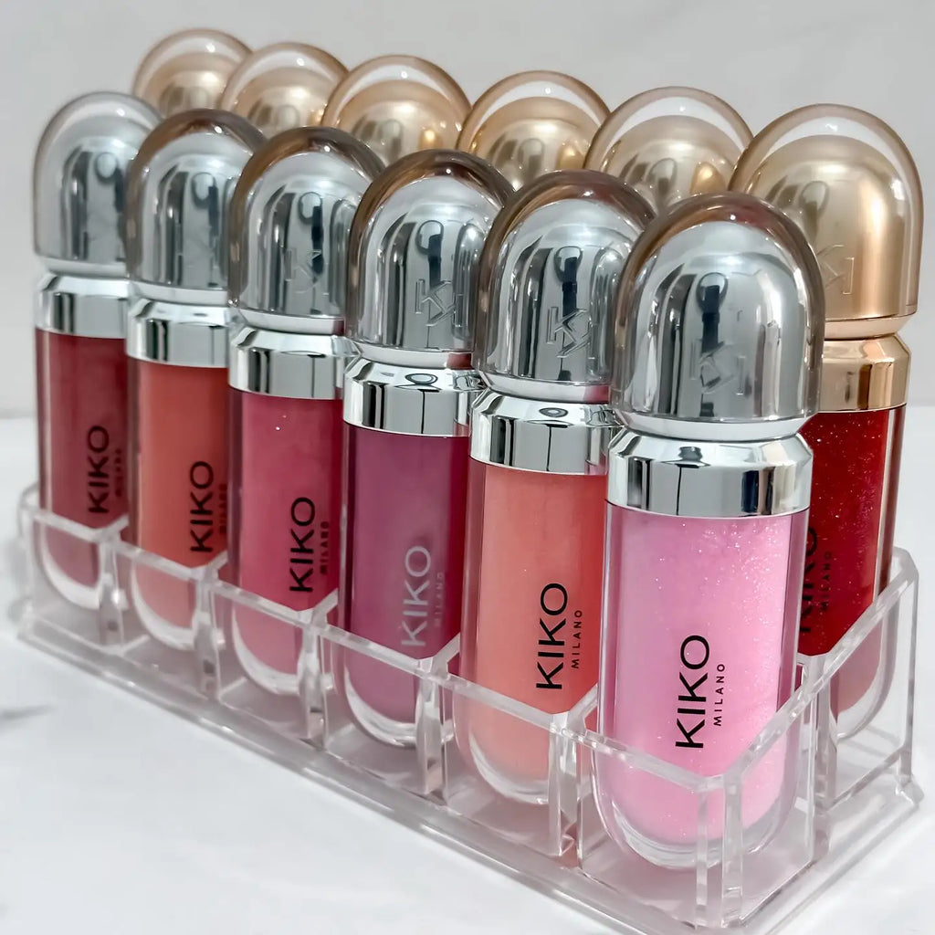 Kiko 3D Mirror Lip Glaze – Waterproof & Long-Lasting