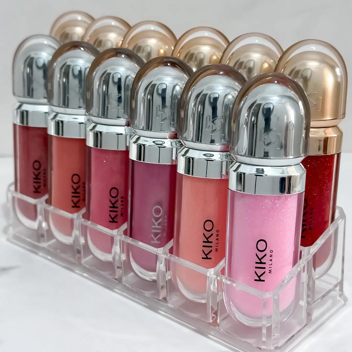 Kiko 3D Mirror Lip Glaze – Waterproof & Long-Lasting