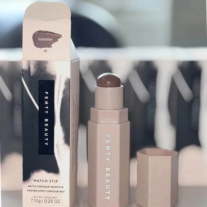 Fenty Beauty Multi-color Contour Stick Concealer Facial 3D Diamond Highlight Non Fading Water Gloss Lip Glaze Gloss Cosmetics