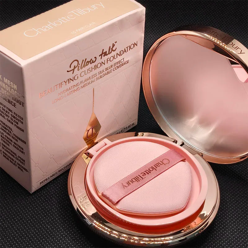 Hot Sale Charlotte Brand Setting Spray Fine Texture Powder Small Gold Plate 2 Color Powder Blusher Essence Oil Tilbury Cosmetics