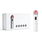 Ager Booster Pro Lifting Face Neck Therapy LED Vibration Massager Beauty Device for Anti-Aging Wrinkles, Skin Rejuvenation