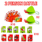 Frog Lizard Mask Wagging Tongue Lick Cards Board Games for Children Toys