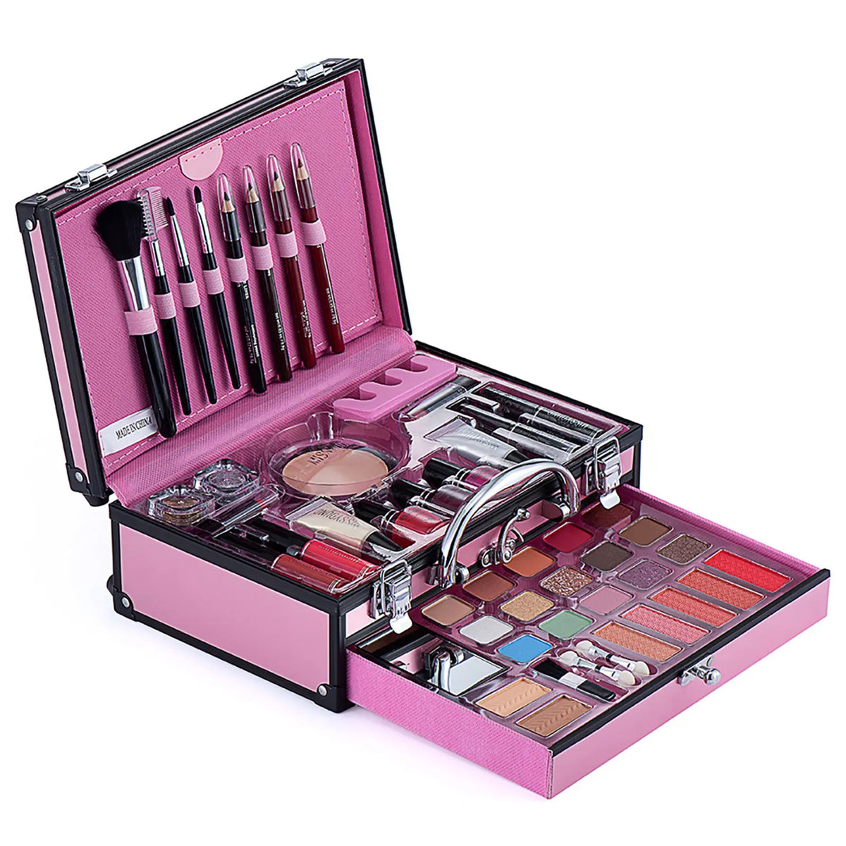 Makeup Starter Kit Professional Make Up Sets With Transparent Case Holiday Beauty Gift Set Starter Cosmetics Full Kits For Women