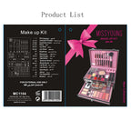 Makeup Starter Kit Professional Make Up Sets With Transparent Case Holiday Beauty Gift Set Starter Cosmetics Full Kits For Women