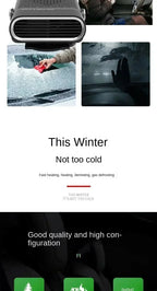 Portable Car Heater Car 12V Heater 24V Car Heater Windshield Automatic Defogging Defrost Heater Fast Heating 2025 New