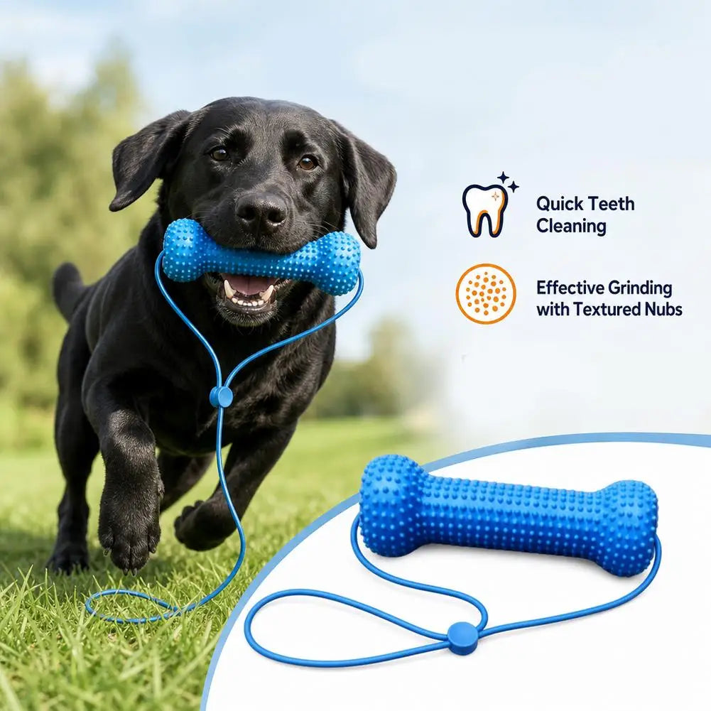 Pet Chew Stick Toy for Large Small Dogs, Soft Rubber Dog Toothbrushes, Interactive Toys, For Teeth Cleaning Stick