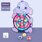 Kids Sticky Ball Dart Board Game – Ages 3+