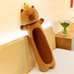 50-110cm Kawaii Giant Long Capybara Plush Pillow Soft Stuffed Animals Cartoon Toys Babys Accompany Sleeping Doll for Girls Gifts