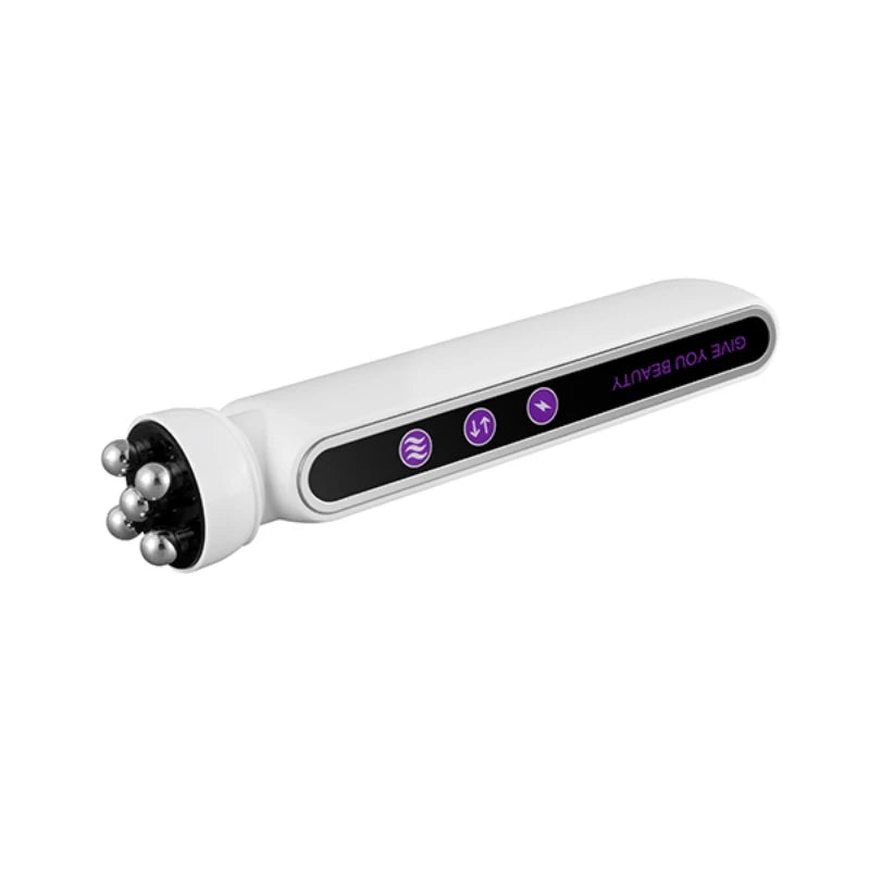3in1 RF Heating EMS Facial 360° Roller Massager  Firm Microcurrent Beauty Machine