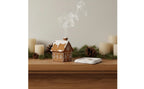 Holiday Cottage Aroma Holder Festive Gift Gingerbread House Aroma Burner Christmas Cabin Censer Detailed Craftsmanship