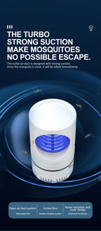 1 PC Electric Fly Bug Mosquito Insect Killer LED Light Trap Control Lamp Small Pest with USB Power Supply and Adapter