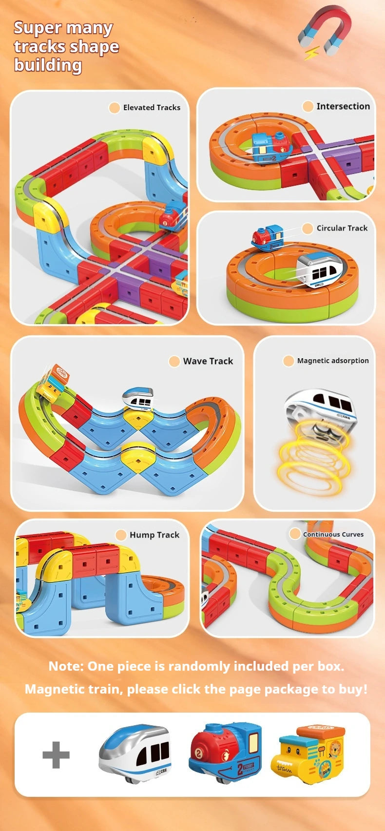 Electric Magnetic Levitation Train Set for Kids