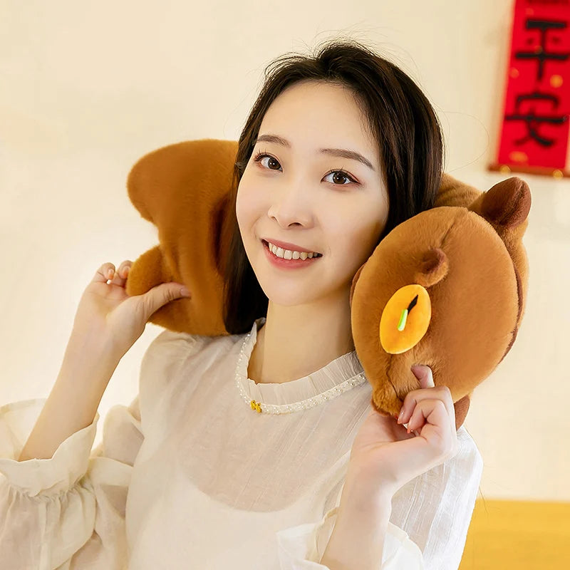 50-110cm Kawaii Giant Long Capybara Plush Pillow Soft Stuffed Animals Cartoon Toys Babys Accompany Sleeping Doll for Girls Gifts