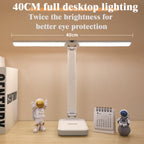 USB Desk Lamp 3 Levels Dimmable Touch Night Light USB Rechargeable Eye Protection Foldable