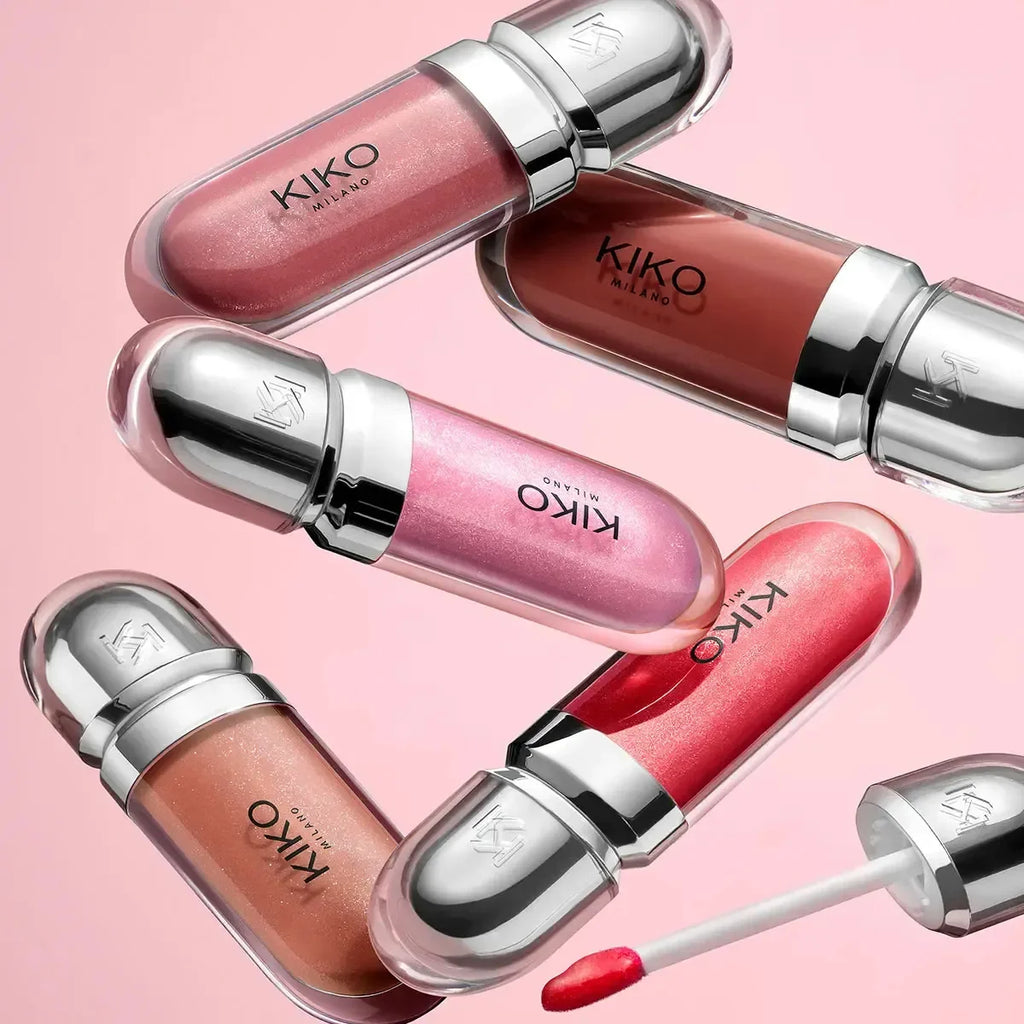 Kiko 3D Mirror Lip Glaze – Waterproof & Long-Lasting