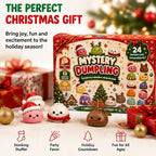 Christmas Squishy Advent Calendar 24 Day Countdown Surprise Box Dumpling Squishies Slow Rebound Squeeze Sensory Gift Decor