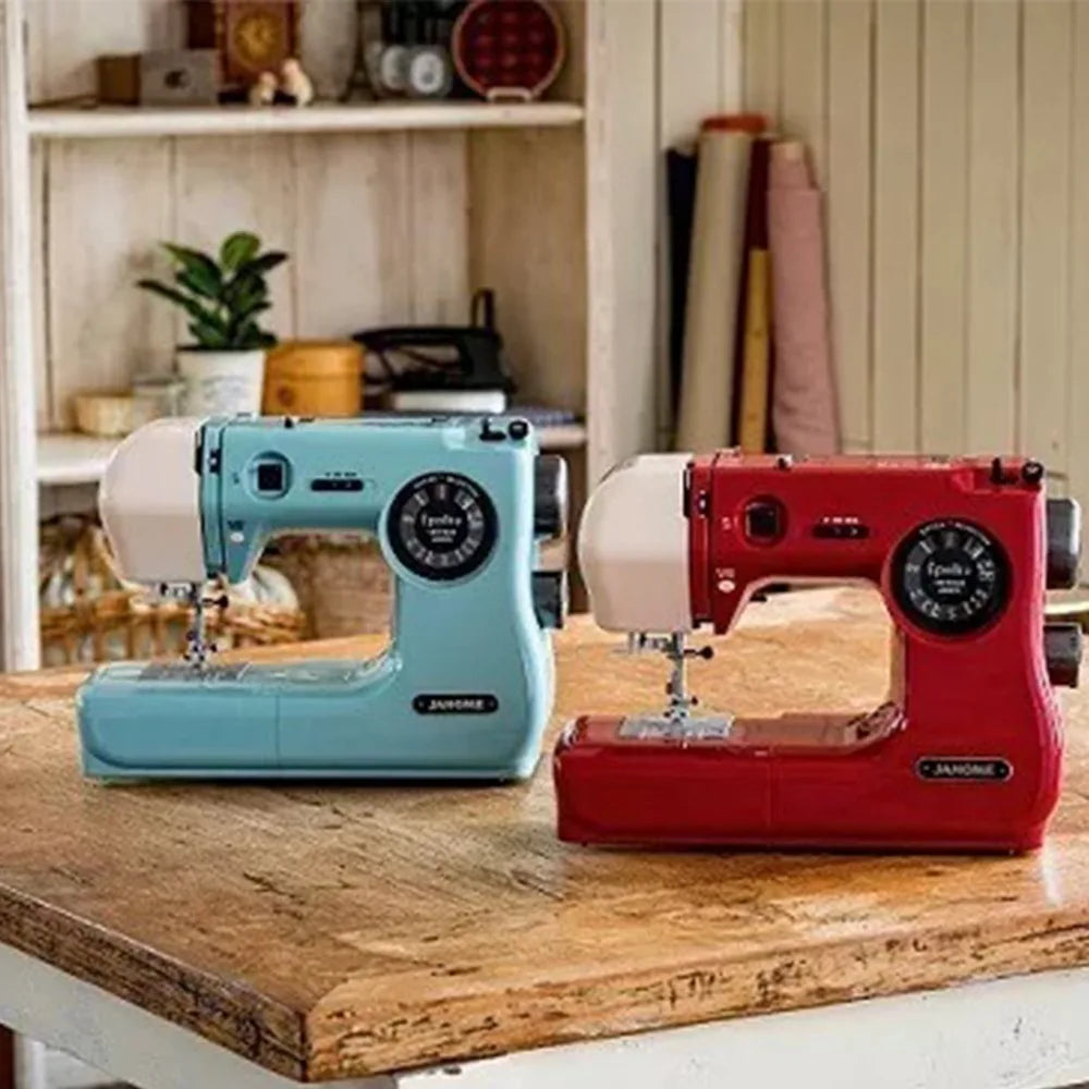 New Portable Sewing Machine Models Household Crafting Mini Sewing Machine Ornament Plastics Sewing Machine Decoration Home