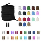 No-Tie Elastic Shoelaces with Lock – 8mm