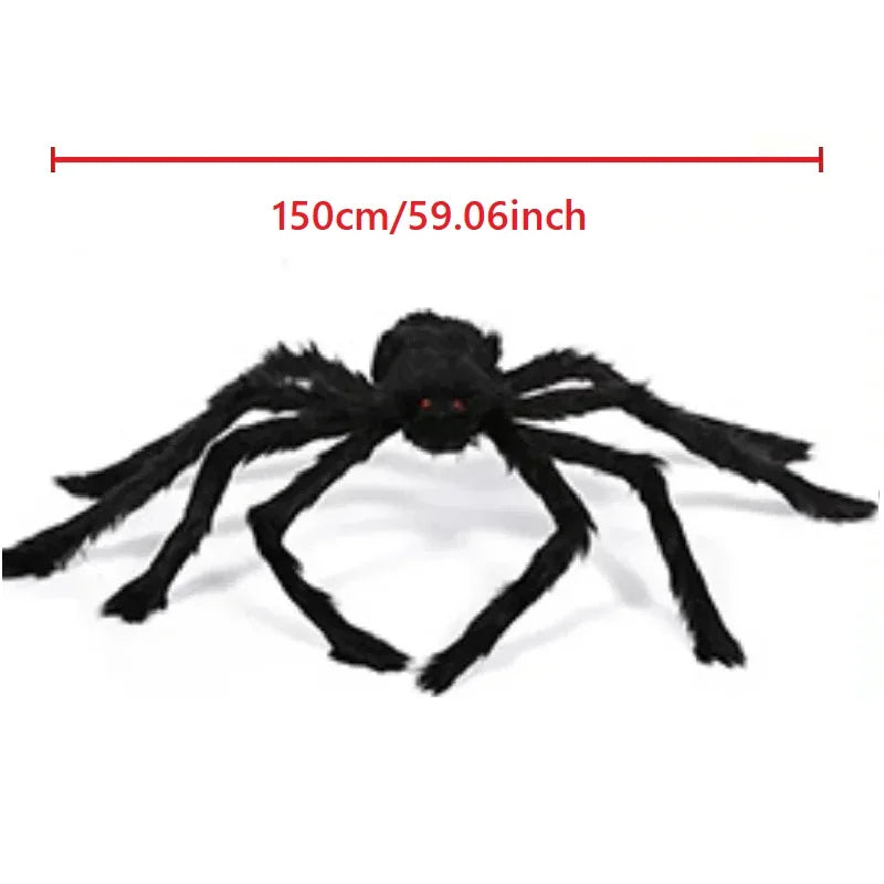 Giant Halloween Spider Decoration for Indoor & Outdoor Use
