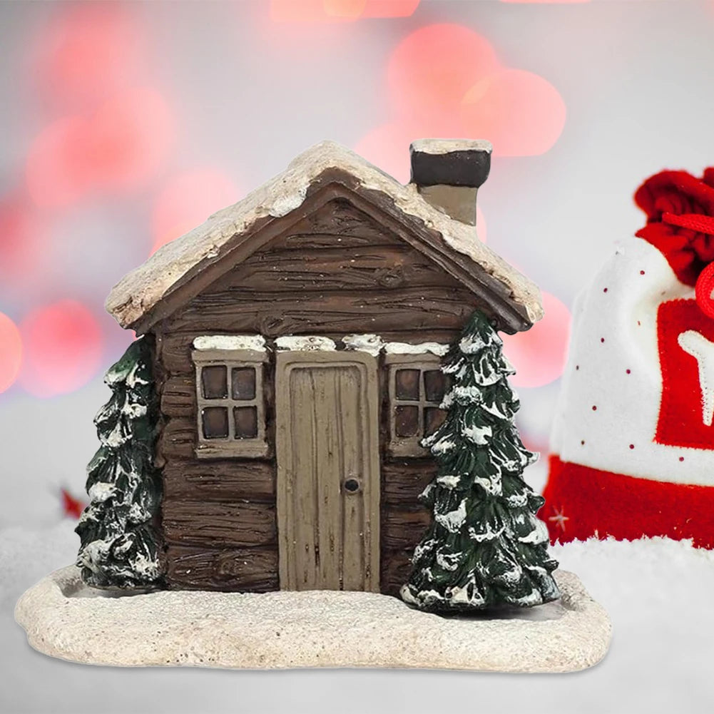 Snowy Cottage Incense Burner with 2 Cones