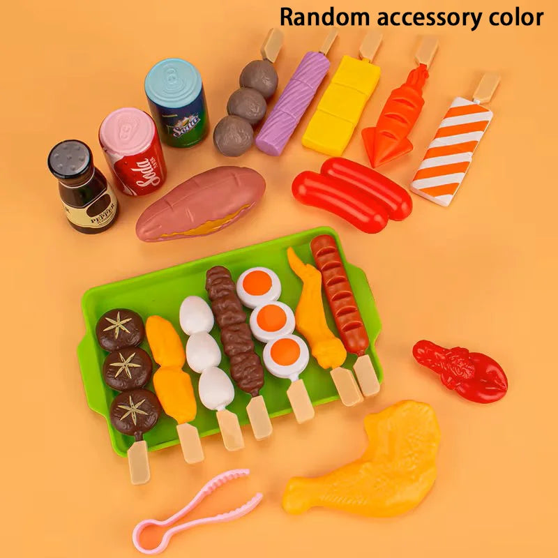 Children's Pretend-Play BBQ & Cooking Set