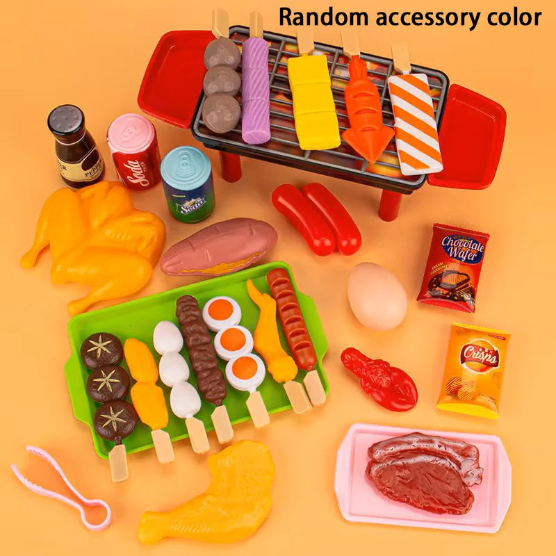 Children's Pretend-Play BBQ & Cooking Set