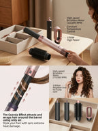 1700W New 6-in-1 Hair Styler Hot Air Brush Multi-Functional Dry Straighten Curl Salon  Home Use Hair Styling Tool