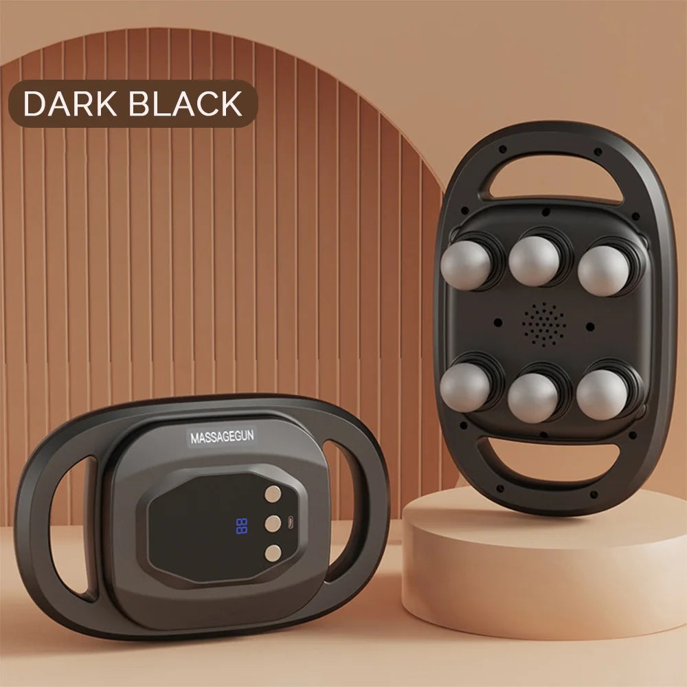Fascial Massage Gun Electric Waist and Back Massager High-Frequency Vibration  Muscle Relaxation Electric Shoulder Massage Gun