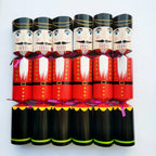 12 Inch Christmas Crackers Set of 6pcs, Christmas poppers, Christmas crackers with snap and prizes for adults