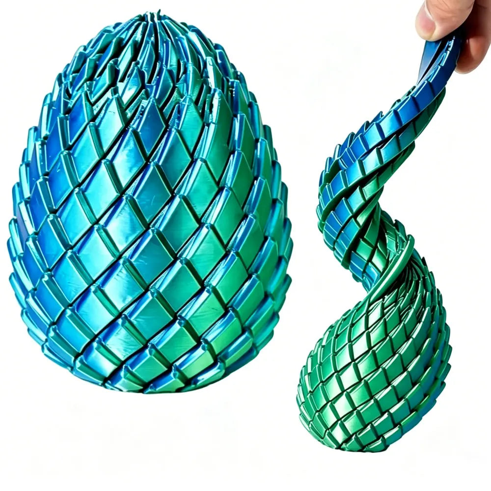 3D-Printed Twist Dragon Egg Fidget Toy