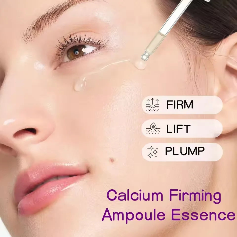 Calcium Skincare Set-Antioxidant Firming Serum Cream Fade Fine Lines  Boosting Face Care