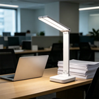 USB Desk Lamp 3 Levels Dimmable Touch Night Light USB Rechargeable Eye Protection Foldable
