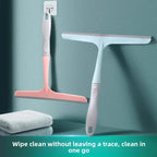 3-in-1 Silicone Squeegee, Multi-Purpose Water Blade for Bathroom, Window, Mirror, Countertop, Glass Cleaning Tool